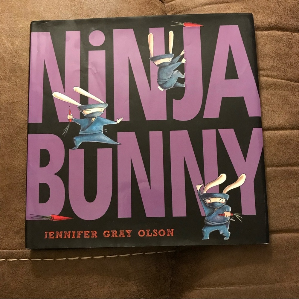 Ninja Bunny by Jennifer Gray Olson 2015 Hardcover 1st Edition Children’s Book